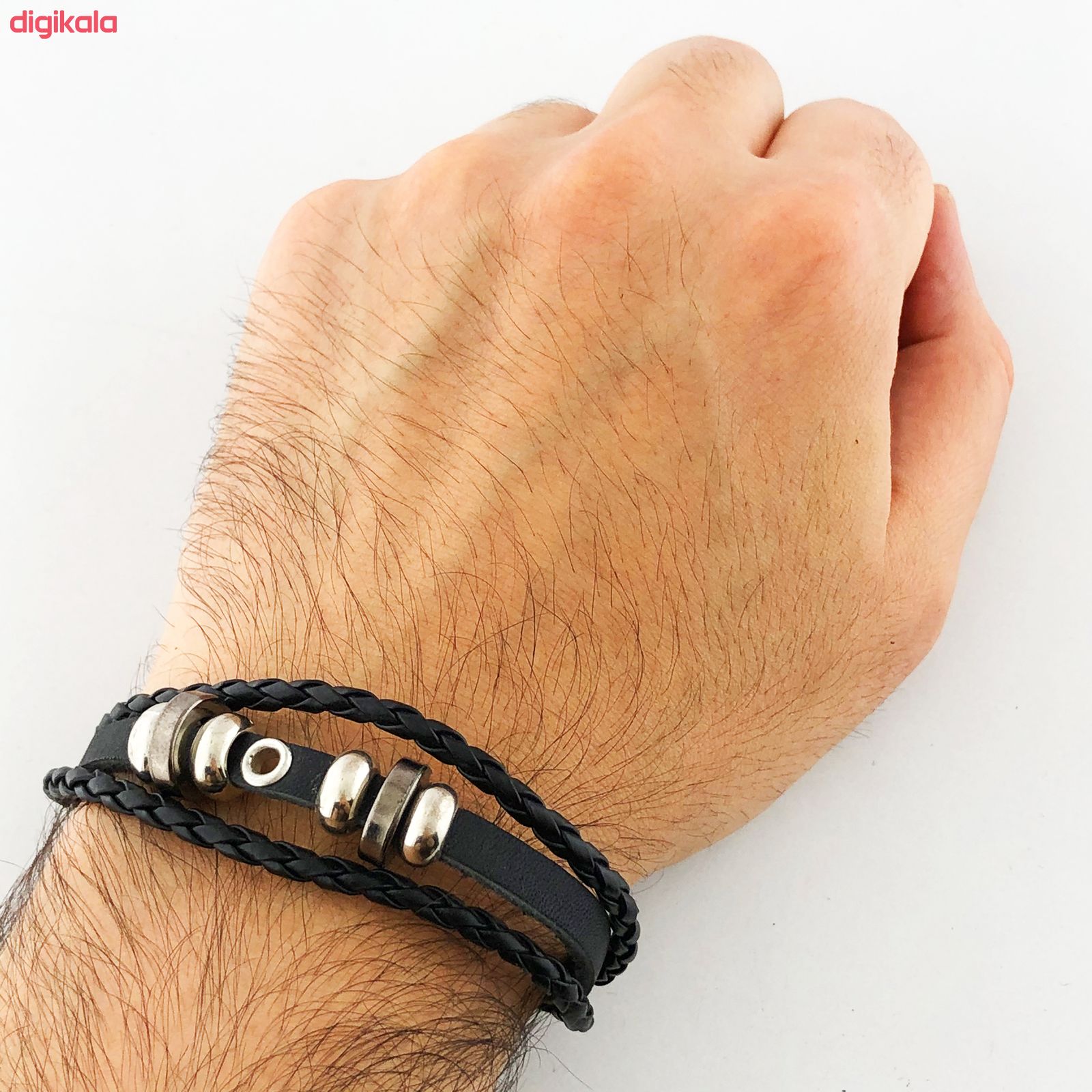 دستبند مردانه گالری عزیزی مدل GZ98831 main 1 1