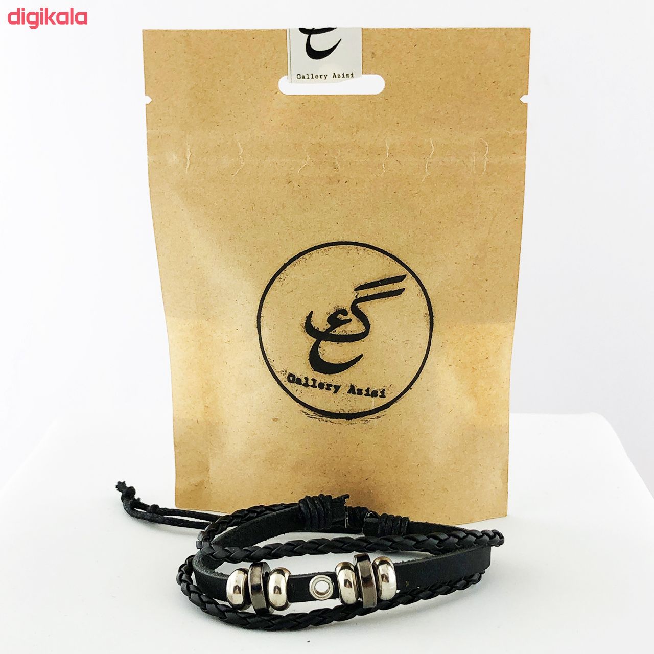 دستبند مردانه گالری عزیزی مدل GZ98831 main 1 2