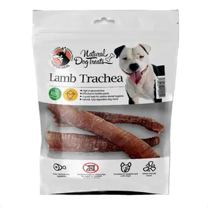 غذای تشویقی سگ هاپومیل مدل Lamb Tripe Chips کد 77 وزن 35 گرم