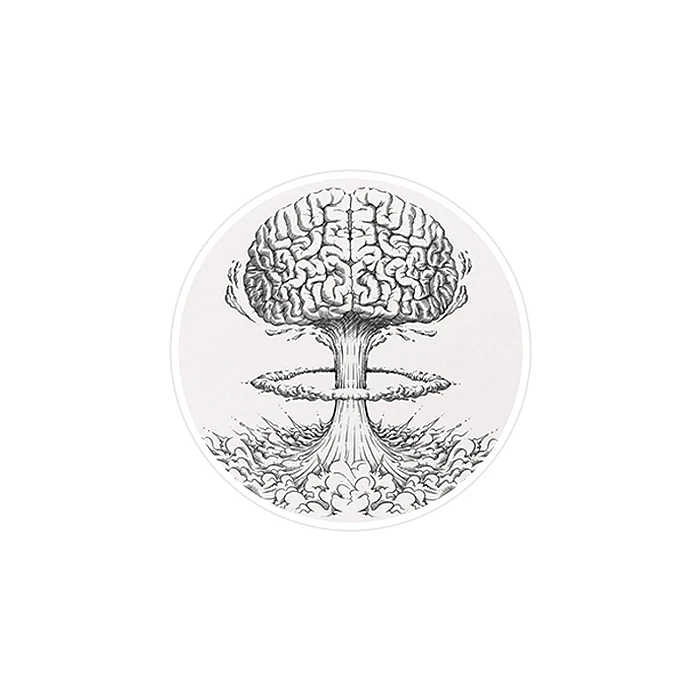استیکر لپ تاپ ماسا دیزاین طرح مغز مدل STK924