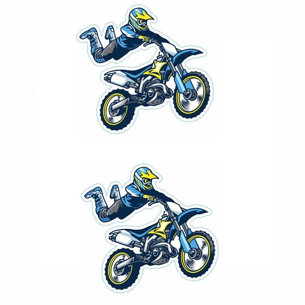 برچسب بدنه موتور سیکلت طرح MOTOR کد06 بسته 2 عددی