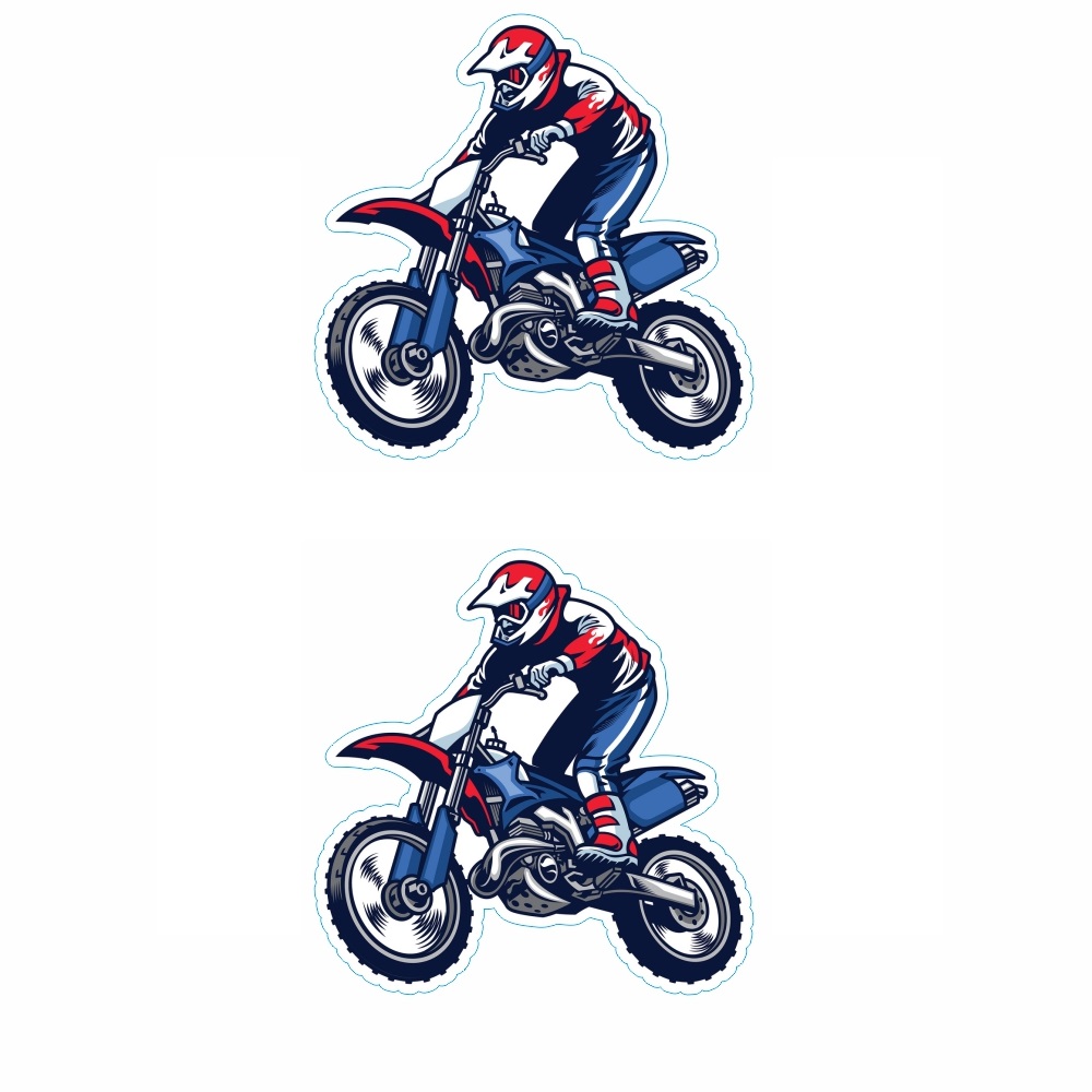 برچسب بدنه موتور سیکلت طرح MOTOR کد 05 بسته 2 عددی