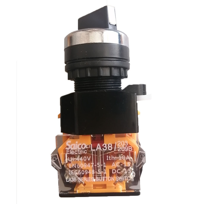 کلید گردان دو طرفه سایکو مدل LA38-11X2BLACK بسته 10 عددی