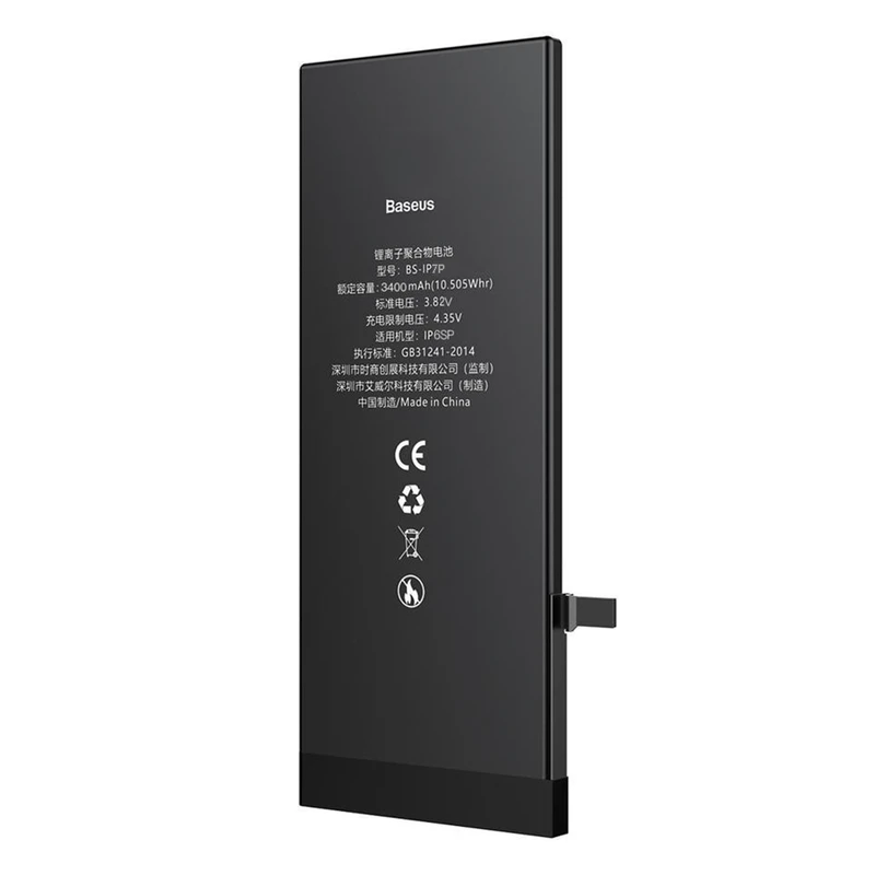 باتری موبایل باسئوس مدل ACCB-BIP7P ظرفیت 3400 میلی آمپر ساعت مناسب برای گوشی موبایل اپل iPhone 7 Plus