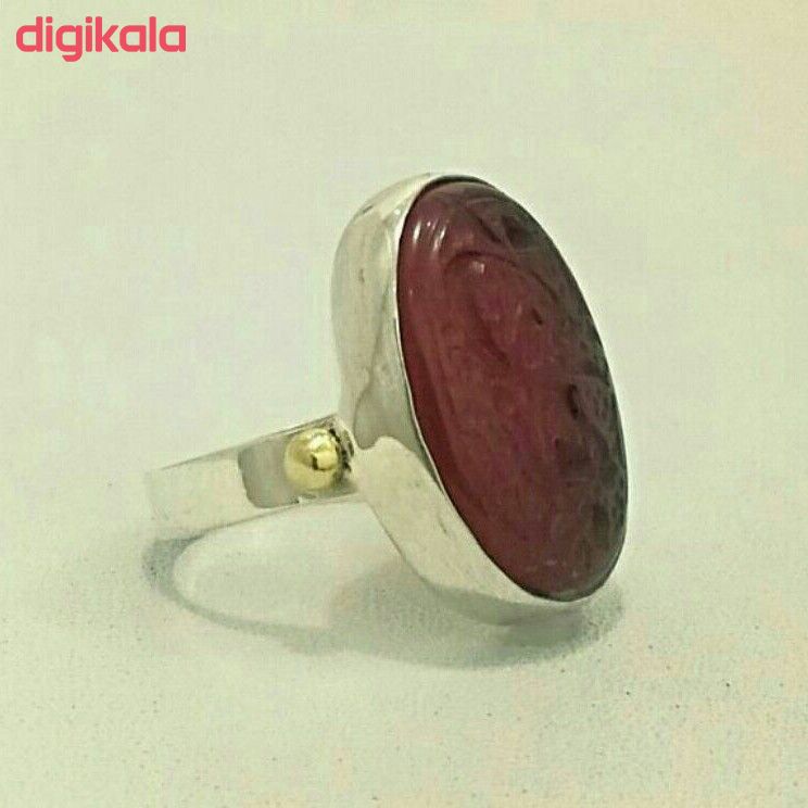 انگشتر نقره مردانه کد 368268 main 1 3