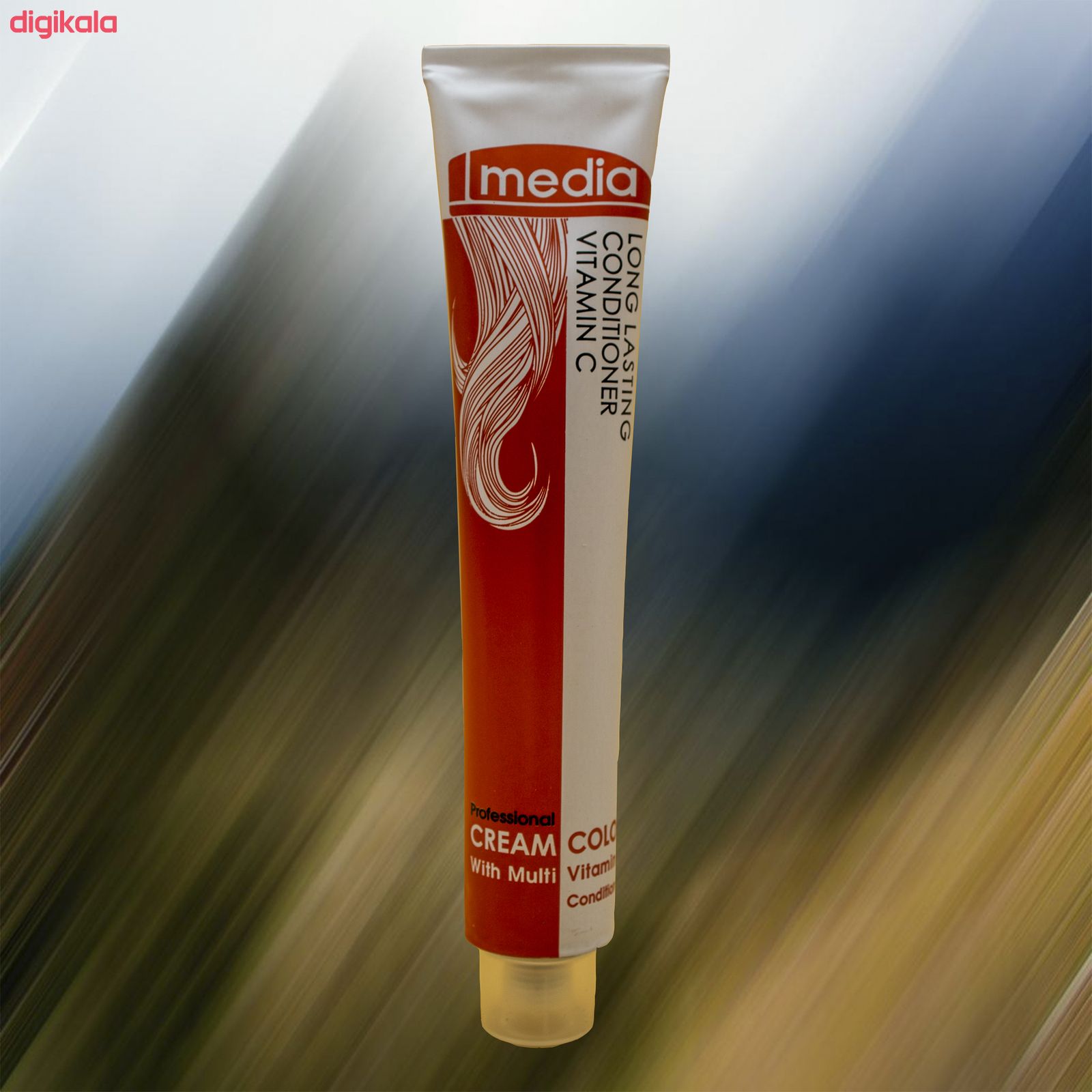 رنگ مو مدیا سری ترکیبی شماره ML.6 حجم 100 میلی لیتر رنگ قهوه ای متوسط main 1 2