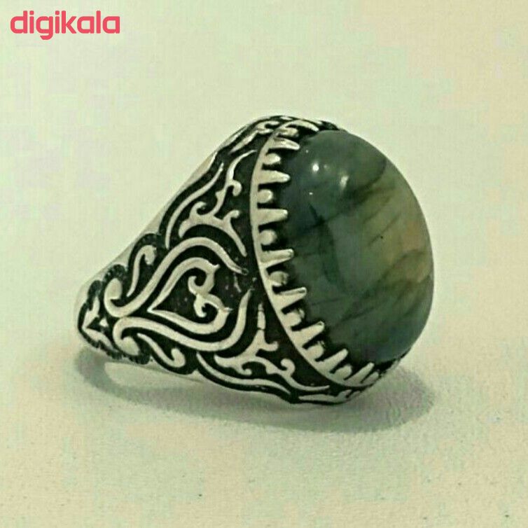 انگشتر نقره مردانه کد 366351 main 1 3