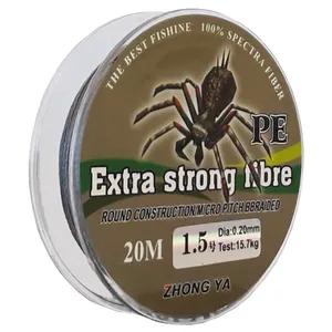 نخ ماهیگیری ژونگ یا مدل Extra Strong Fibre PE سایز 0.20 میلی متر