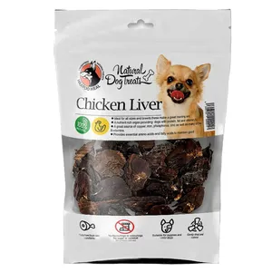 تشویقی سگ هاپومیل مدل Chicken Liver وزن 70 گرم