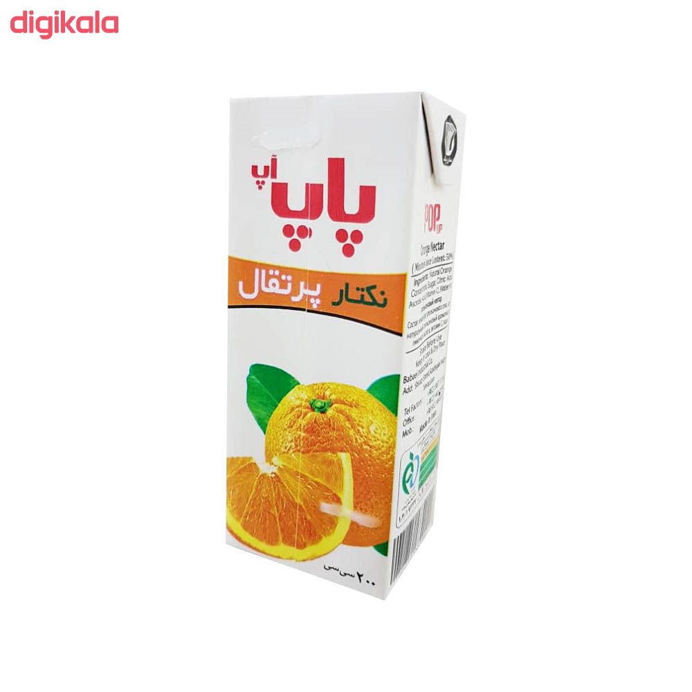نکتار پرتقال پاپ آپ - 200 میلی لیتر بسته 36 عددی main 1 1