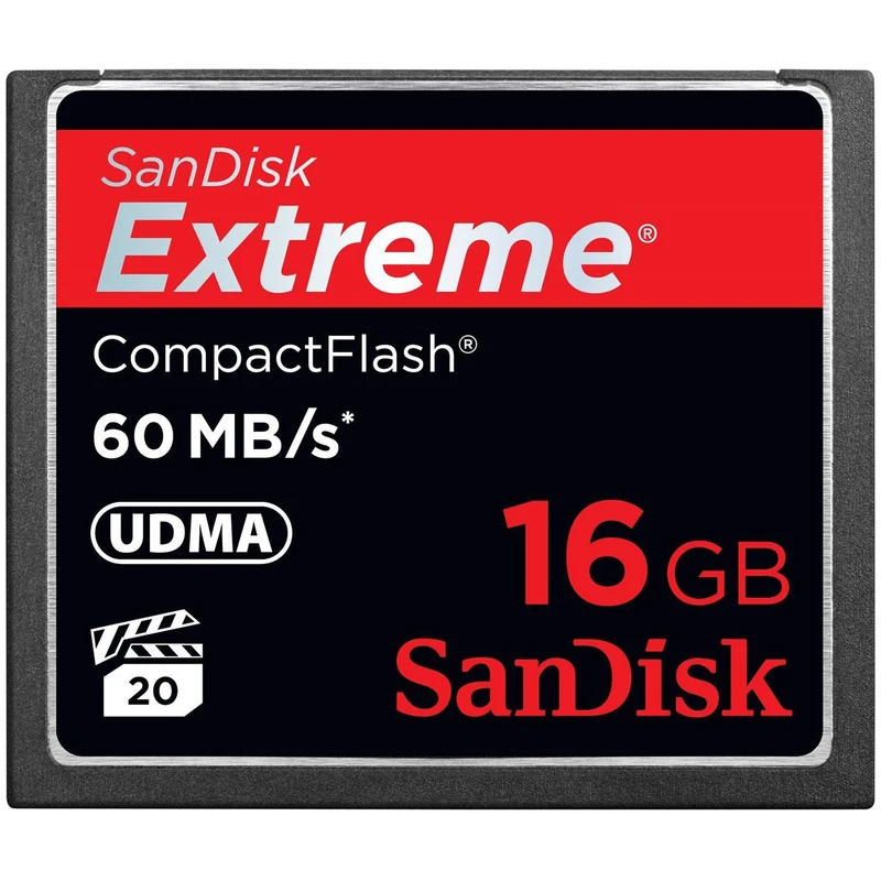 کارت حافظه CompactFlash سن دیسک مدل Extreme سرعت 400X 60MBps ظرفیت 16 گیگابایت
