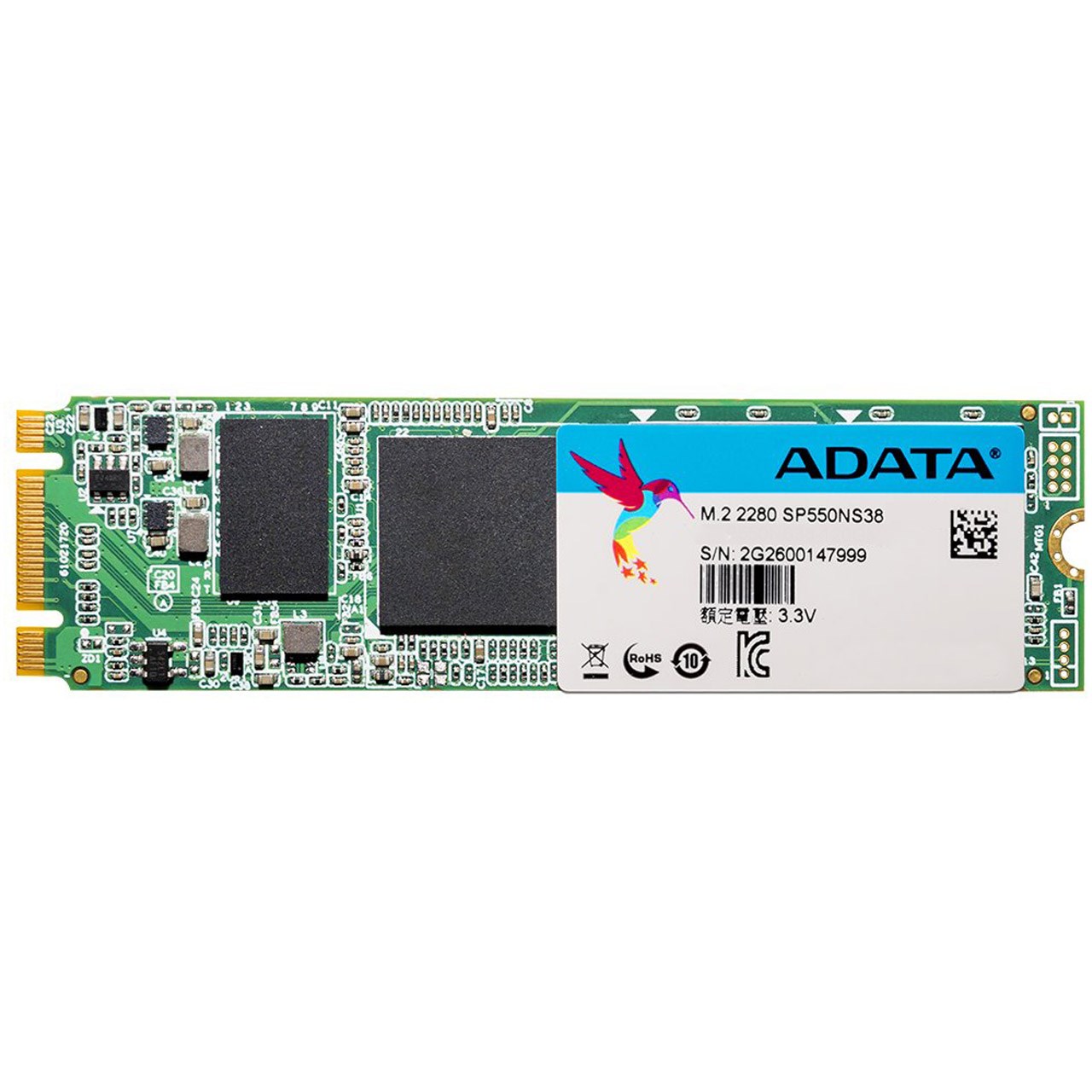 حافظه SSD سایز M.2 2280 ای دیتا مدل SP550 ظرفیت 480 گیگابایت