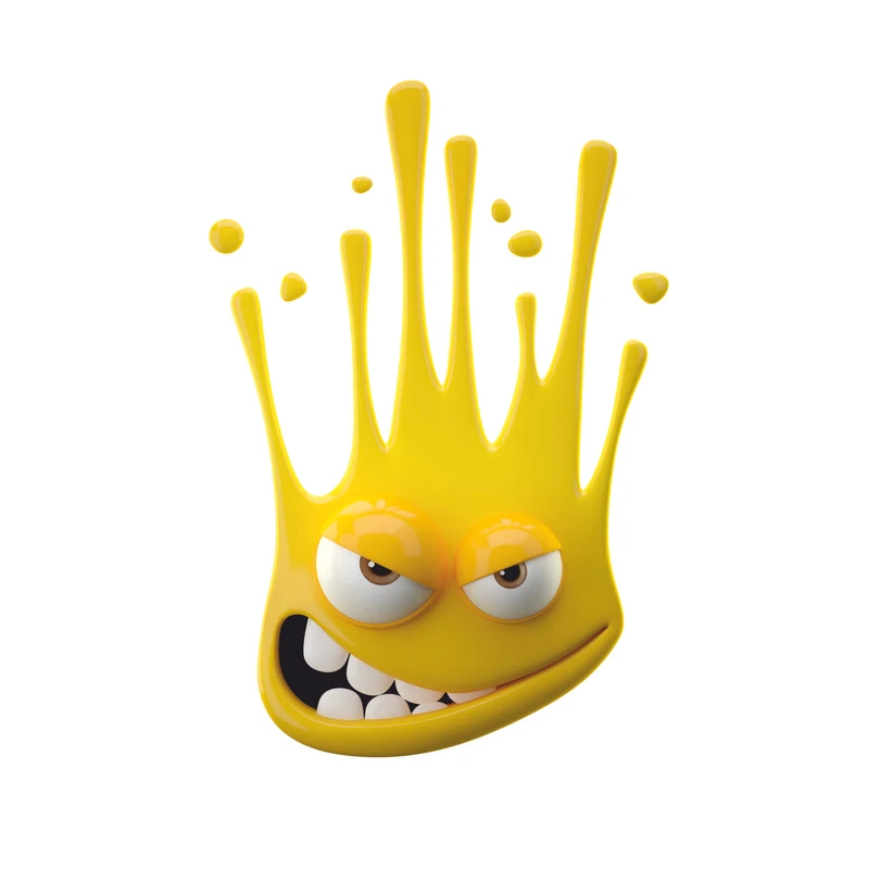 برجسب بدنه خودرو طرح لکه عصبانی کد 080