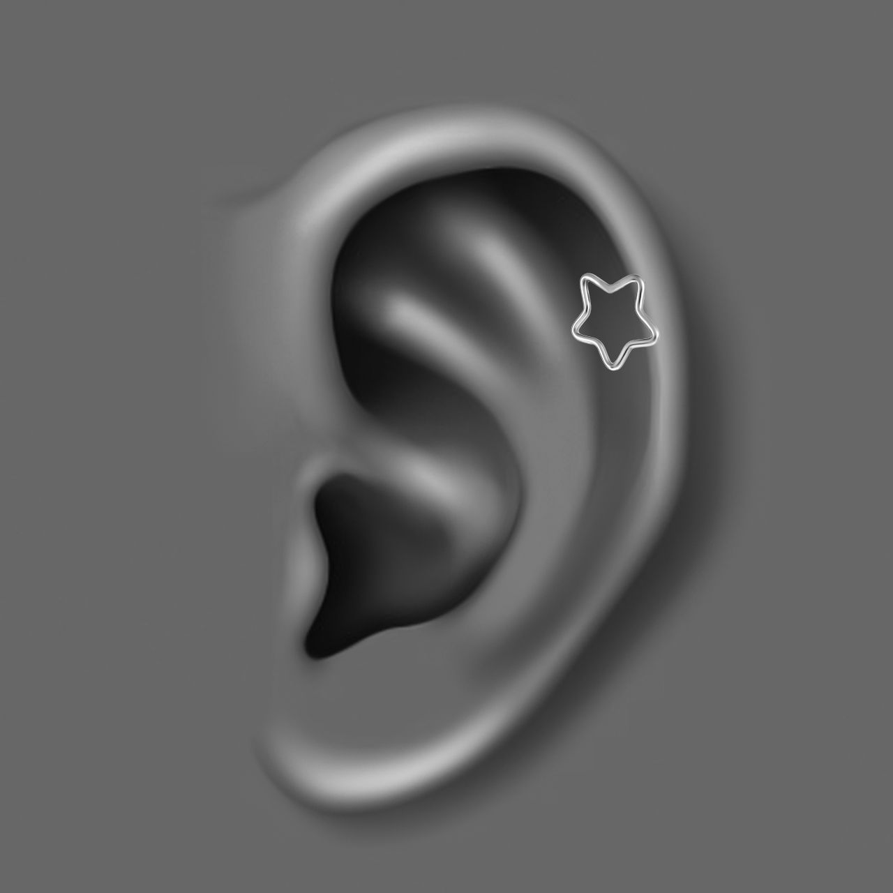 پیرسینگ گوش زنانه اقلیمه کد HS95 -  - 3