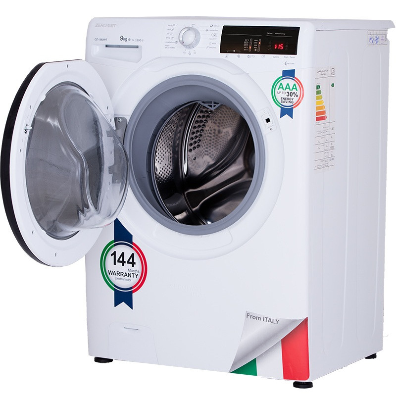 ماشین لباسشویی زیرووات مدل OZ-1394 ظرفیت 9 کیلوگرم