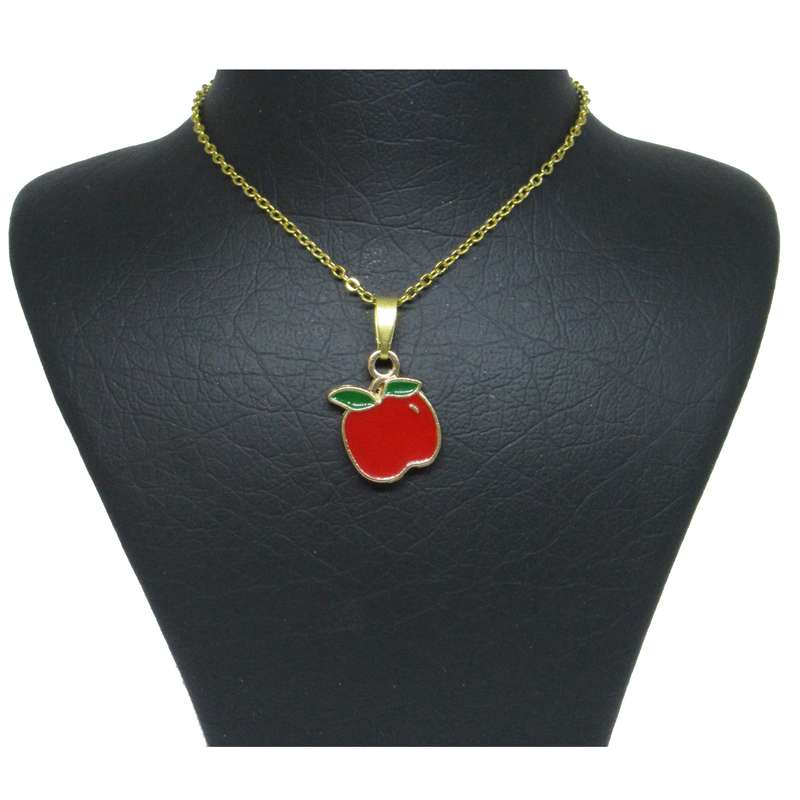 گردنبند دخترانه طرح سیب گردنبند دخترانه طرح سیب
