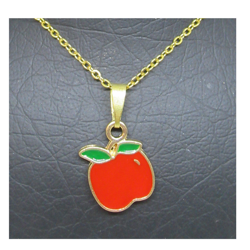 گردنبند دخترانه طرح سیب گردنبند دخترانه طرح سیب