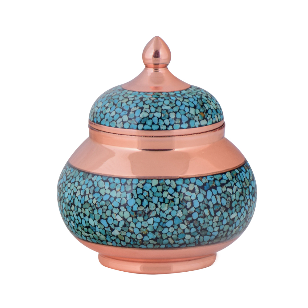 قندان فیروزه کوبی آقاجانی مدل F023