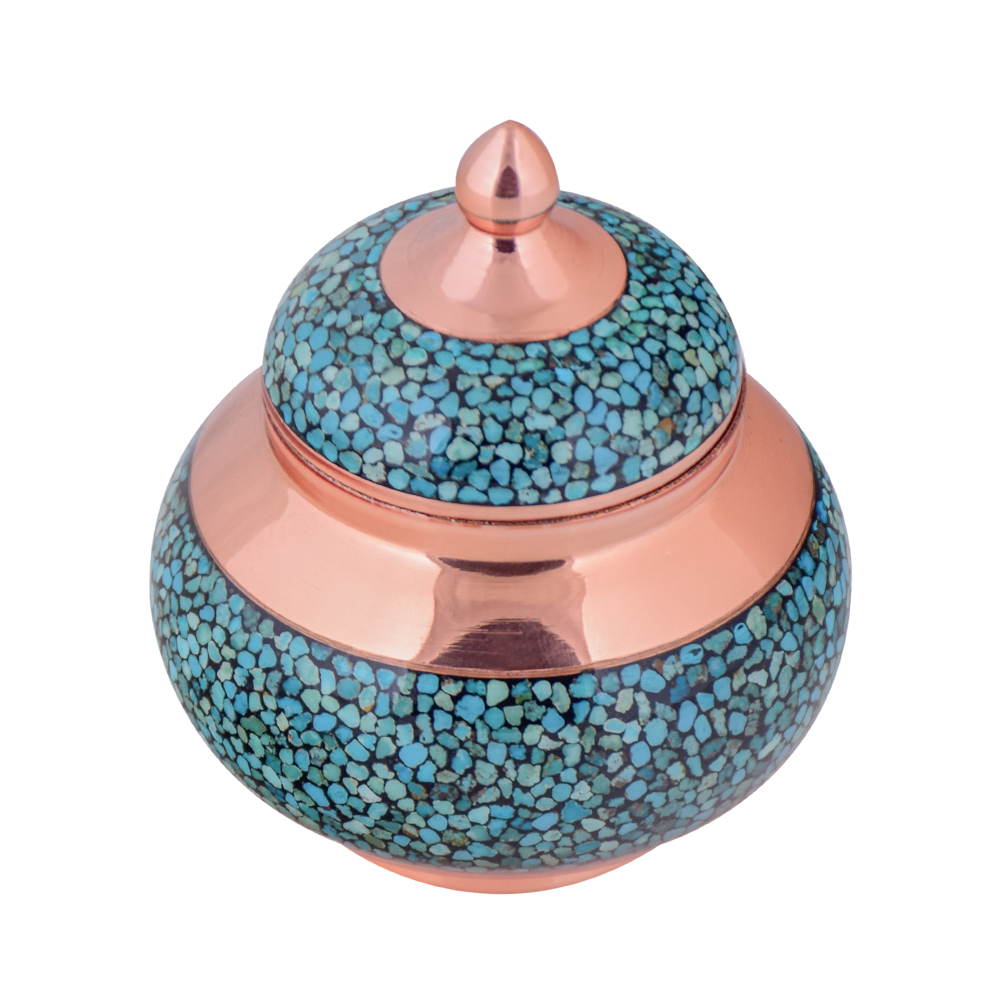 قندان فیروزه کوبی آقاجانی مدل F023