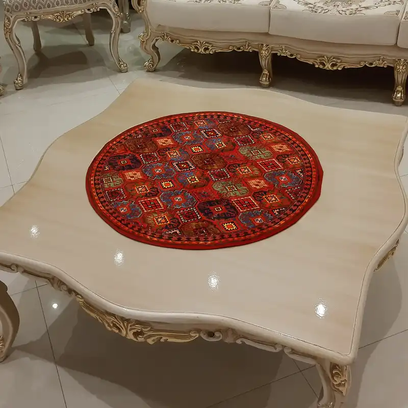 رومیزی طرح قشقایی کد KN-RGHash70C