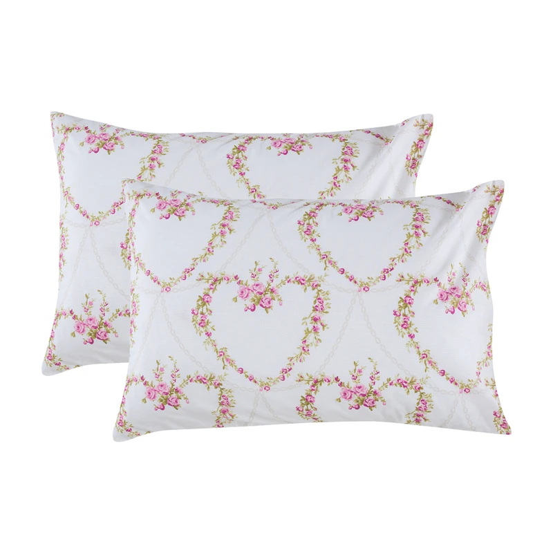 روبالشی انگلیش هوم مدل Rose Heart بسته ۲ عددی