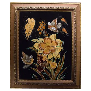 تابلو معرق کاری طرح گل مدل F2