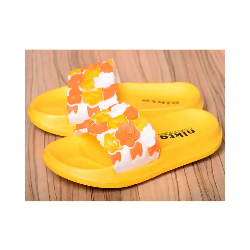 دمپایی زنانه نیکتا کد L1- L297 رنگ زرد