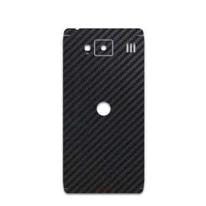 MAHOOT Black-Carbon-Fiber Cover Sticker for Motorola droid razr hd