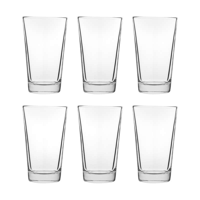 لیوان زنجان گلس مدل AQUA کد 1106 بسته 6 عددی