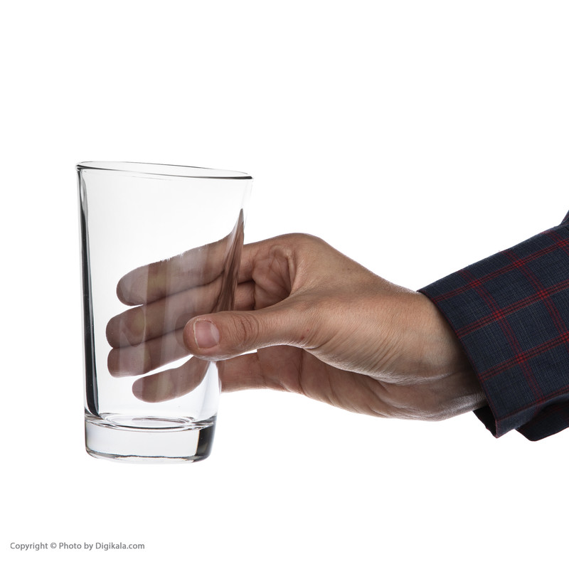 لیوان زنجان گلس مدل AQUA کد 1106 بسته 6 عددی