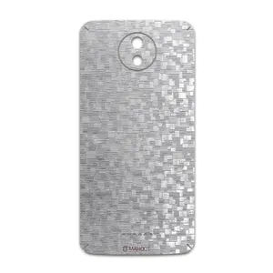 MAHOOT Silver-Silicon Cover Sticker for Motorola Moto C Plus