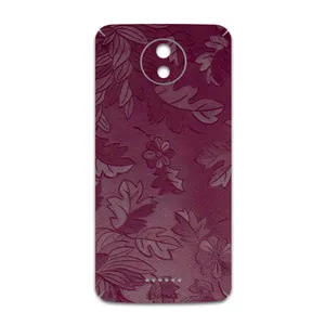 MAHOOT Red-Wildflower Cover Sticker for Motorola Moto C Plus
