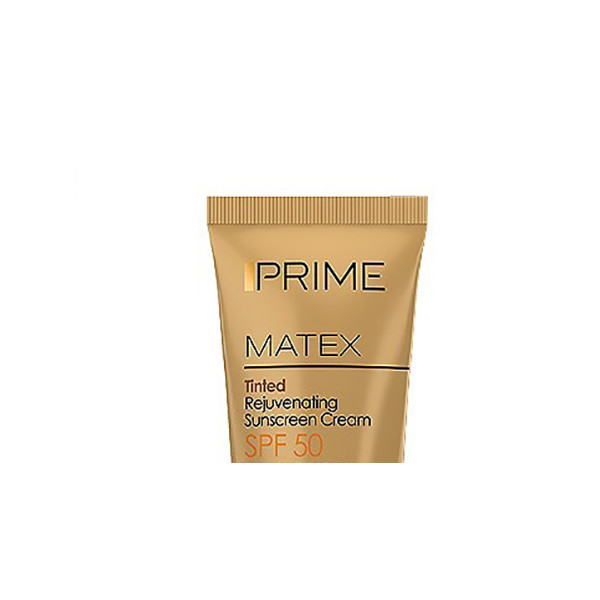 کرم ضدآفتاب رنگی پریم مدل Matex Tinted Rejuvinating SPF 50 حجم 40 میلی لیتر