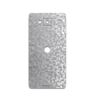 MAHOOT Silver-Silicon Cover Sticker for Motorola droid razr hd