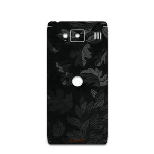 MAHOOT Black-Wildflower Cover Sticker for Motorola droid razr hd