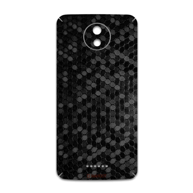 برچسب پوششی ماهوت مدل Honey-Comb-Circle مناسب برای گوشی موبایل موتورولا Moto C Plus