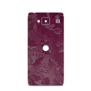 MAHOOT Red-Wildflower Cover Sticker for Motorola droid razr hd