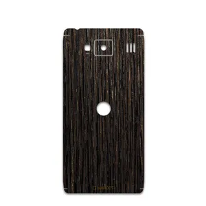 MAHOOT Dark-Gold-Stripes-Wood Cover Sticker for Motorola droid razr hd
