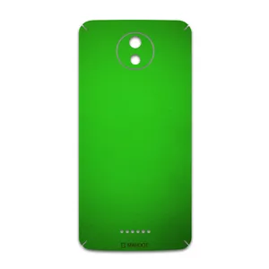 MAHOOT Metallic-Green Cover Sticker for Motorola Moto C Plus