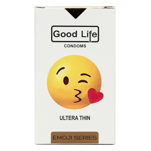 کاندوم گودلایف سری ایموجی مدل Ultera Thin بسته 6 عددی