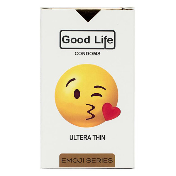 کاندوم گودلایف سری ایموجی مدل Ultera Thin بسته 6 عددی