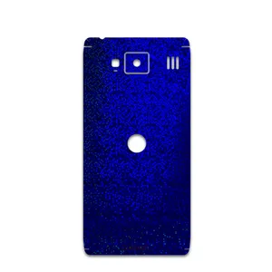 MAHOOT Blue-Holographic Cover Sticker for Motorola droid razr hd