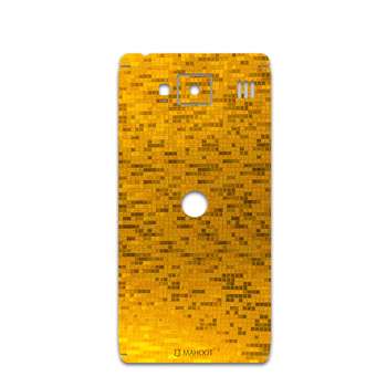 برچسب پوششی ماهوت مدل Gold-Pixel-Special مناسب برای گوشی موبایل موتورولا droid razr hd
