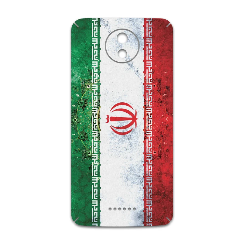 برچسب پوششی ماهوت مدل IRAN-Flag مناسب برای گوشی موبایل موتورولا Moto C Plus