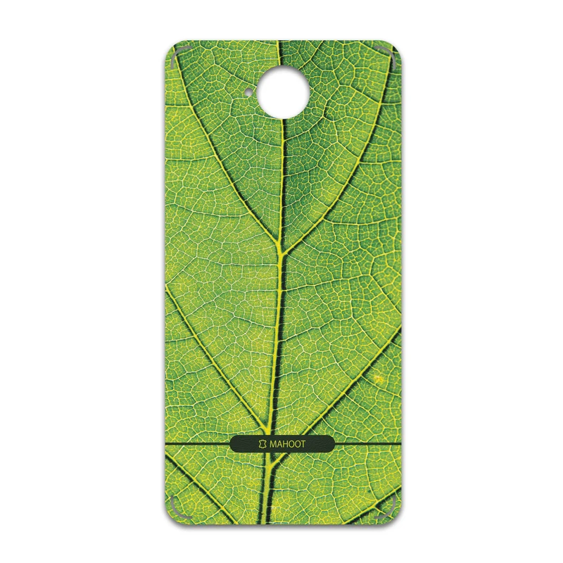 برچسب پوششی ماهوت مدل Leaf-Texture مناسب برای گوشی موبایل مایکروسافت Lumia 650