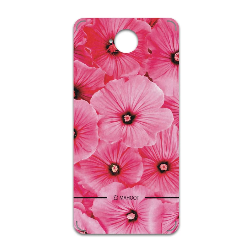 برچسب پوششی ماهوت مدل Pink-Flower مناسب برای گوشی موبایل مایکروسافت Lumia 650