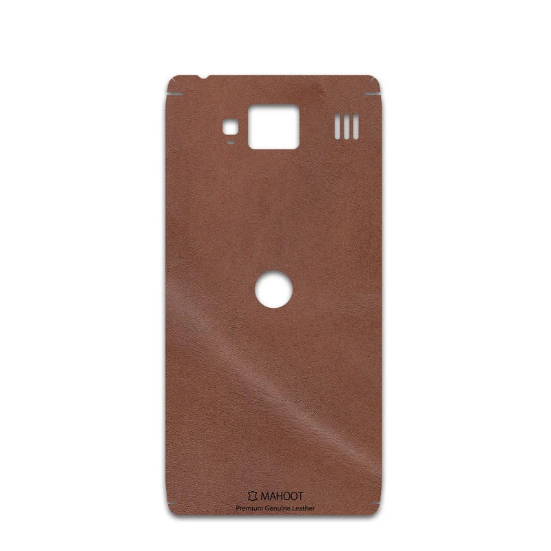 برچسب پوششی ماهوت مدل Matte-Natural-Leather مناسب برای گوشی موبایل موتورولا droid razr hd