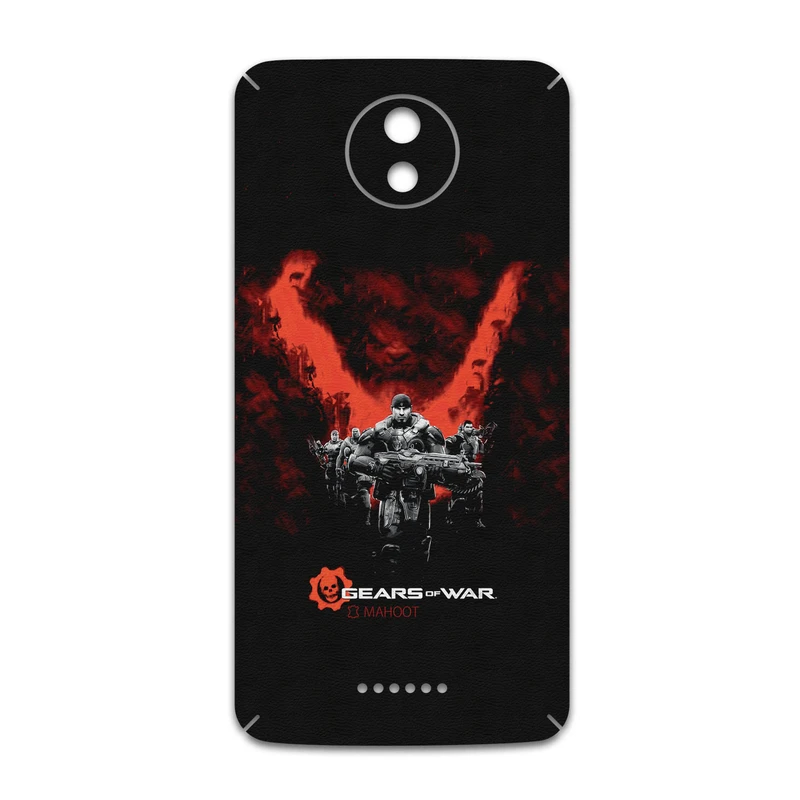 برچسب پوششی ماهوت مدل GEARS-OF-WAR-Game مناسب برای گوشی موبایل موتورولا Moto C Plus
