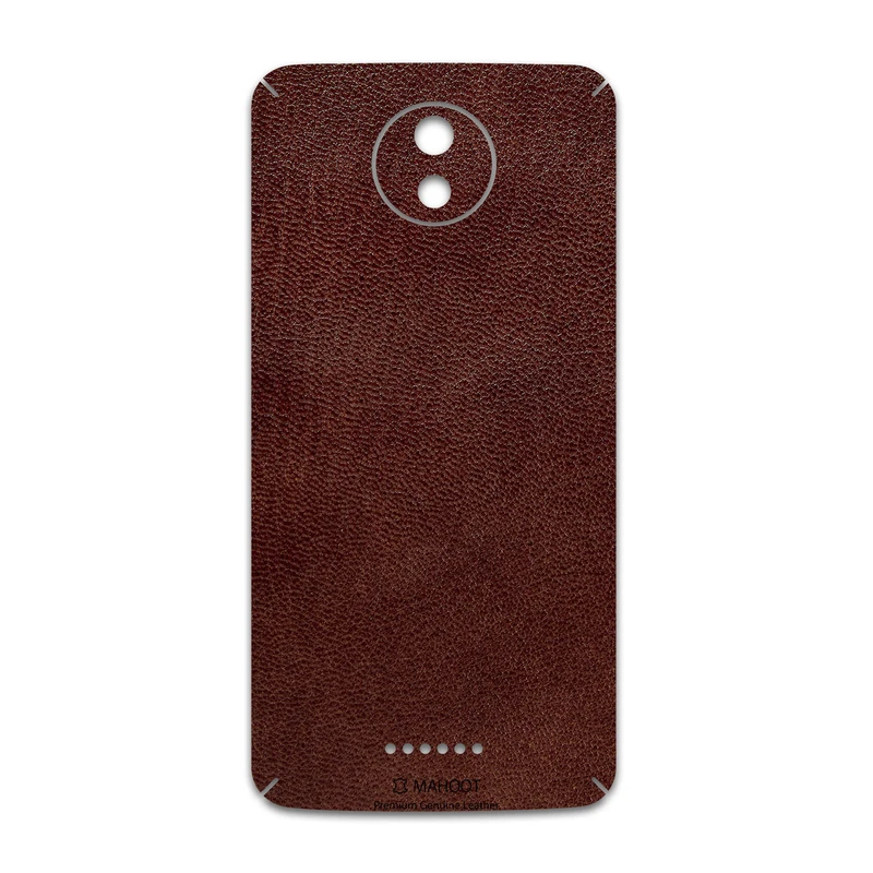 برچسب پوششی ماهوت مدل Natural-Leather مناسب برای گوشی موبایل موتورولا Moto C Plus
