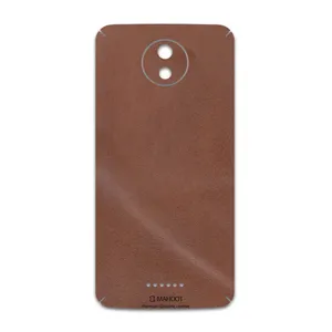 MAHOOT Matte-Natural-Leather Cover Sticker for Motorola Moto C Plus